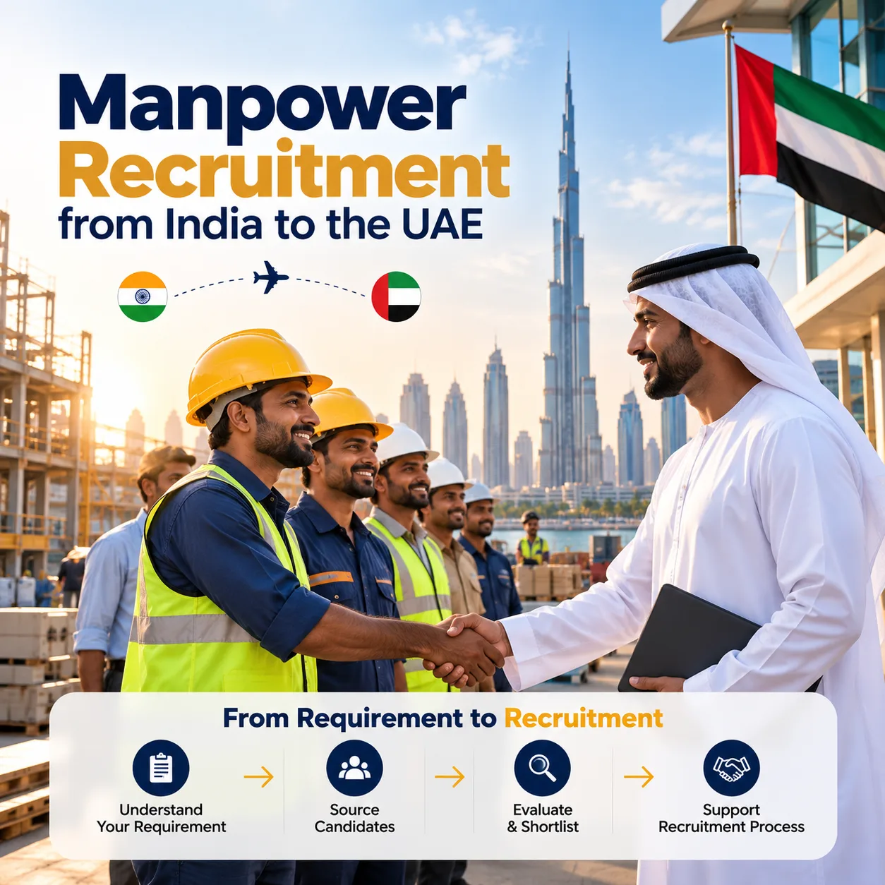 Manpower Recruitment from India to the UAE