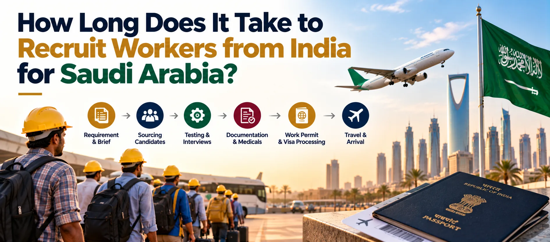 How Long Does It Take to Recruit Workers from India for Saudi Arabia?